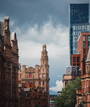 Menchester buildings and skyscraper